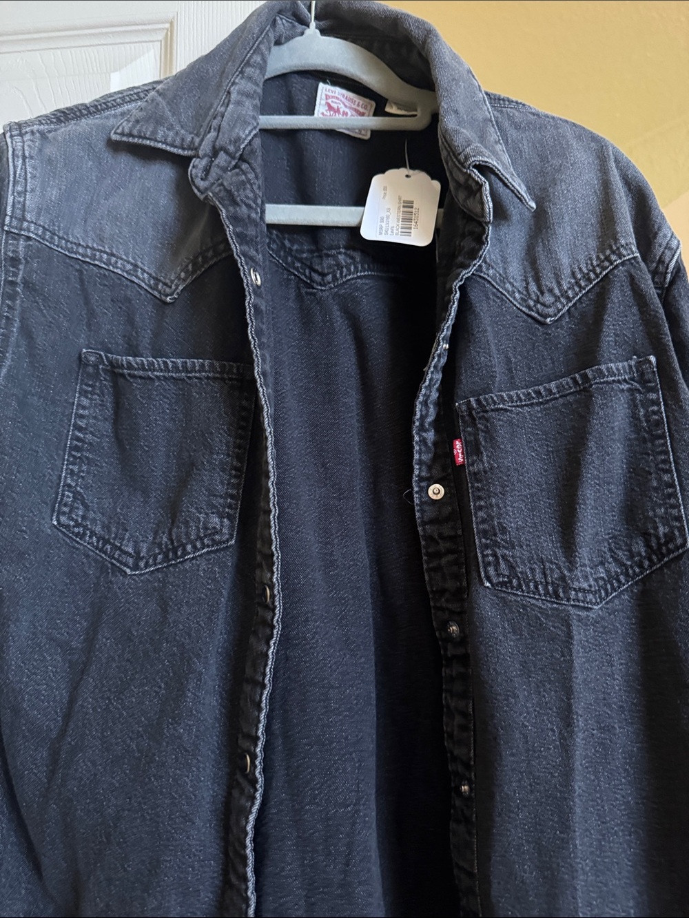 Levi's Women’s Black Denim Western Shirt